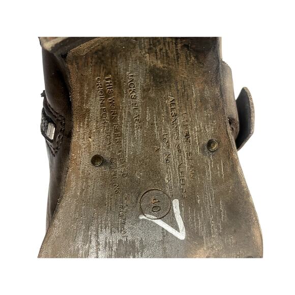 All Saints Spitalfields Women's  Boots Knee-High brown Leather Size 40 (9.5) - Picture 8 of 14